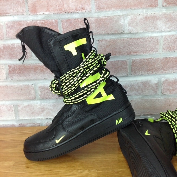 sf air force 1 high black volt